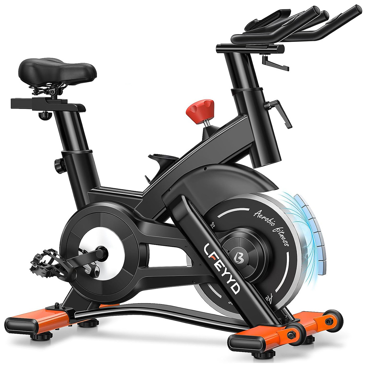 Exercise Bike Magnetic Resistance - Pooboo Egzersiz Bisikleti, 400LB Manyetik Dirençli