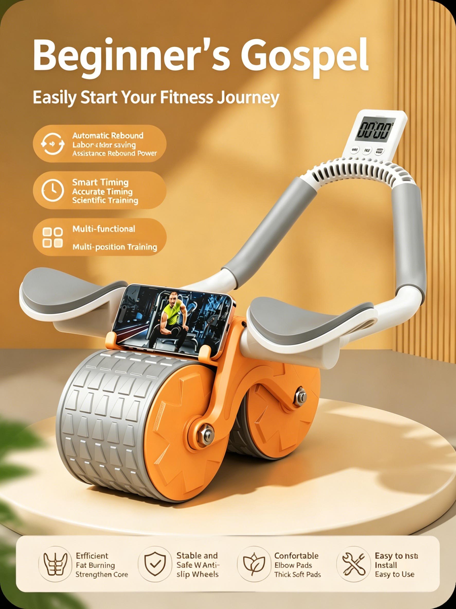 Dirsek Destekli Karın Kası Rul - Ab Roller Wheel With Elbow Support incelemesi ve fiyatı