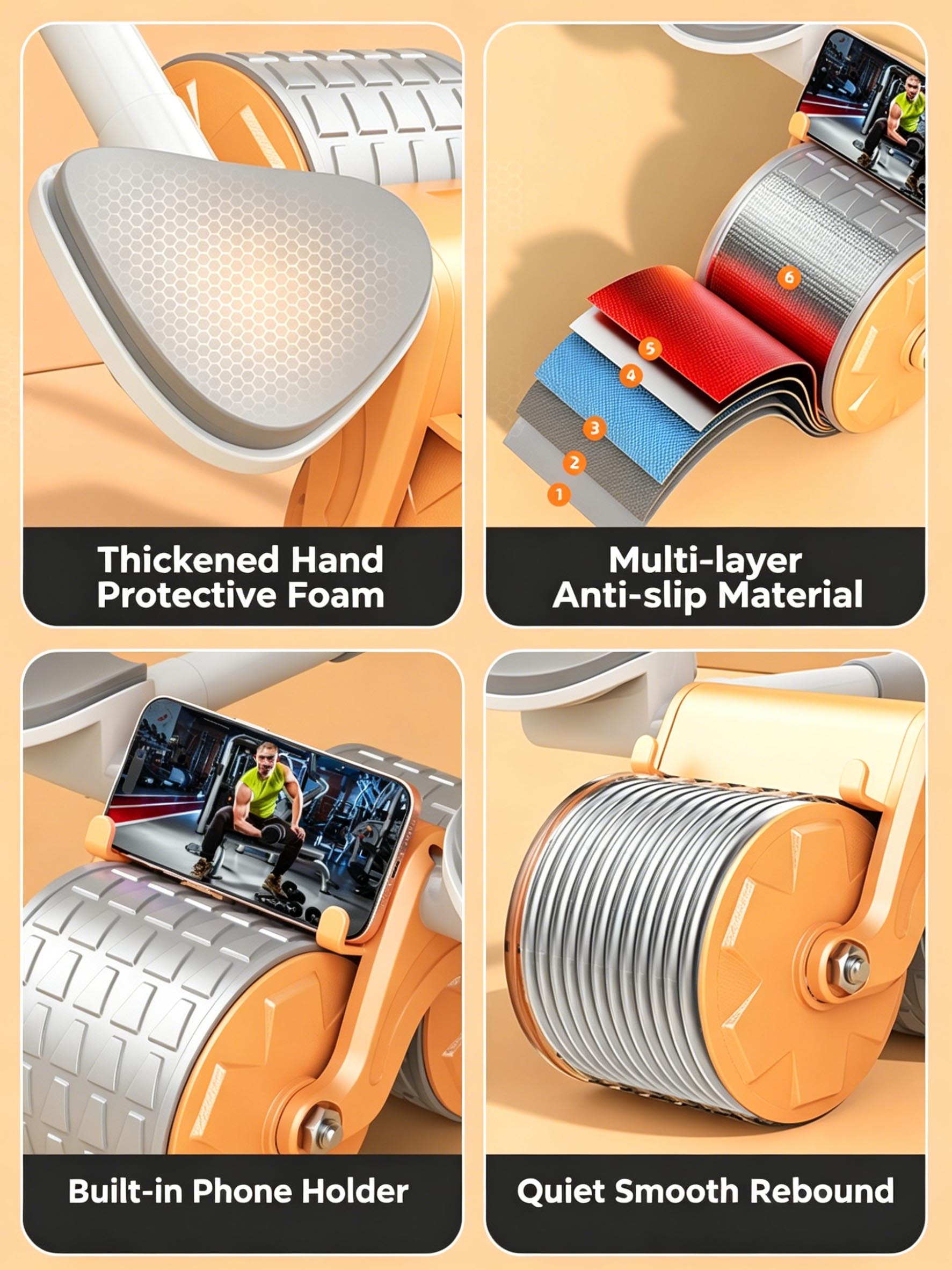 Dirsek Destekli Karın Kası Rul - Ab Roller Wheel With Elbow Support incelemesi ve fiyatı
