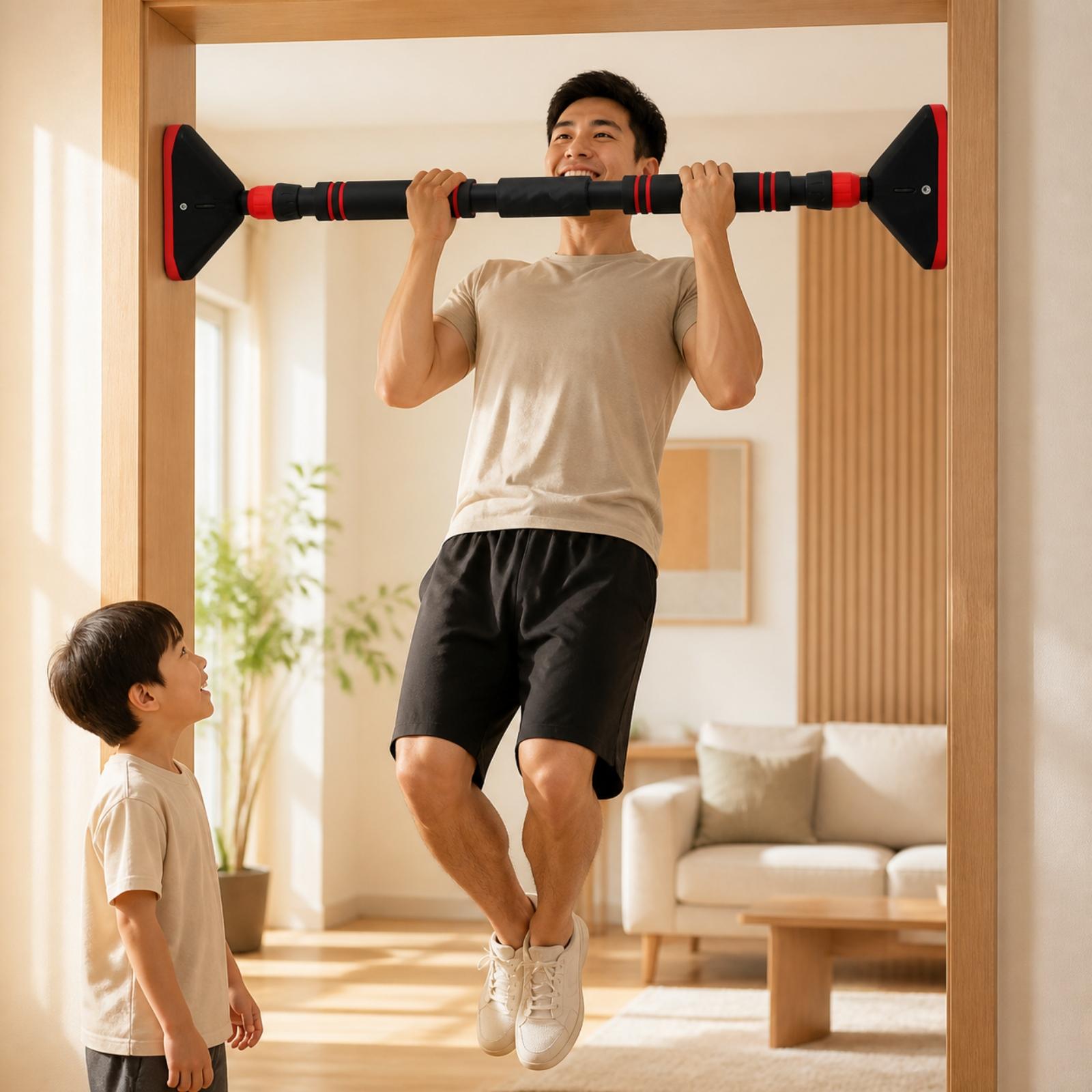 Küçük Alanlar İçin Kaymaz Taba - Door Pull Up Bar No Screw incelemesi ve fiyatı