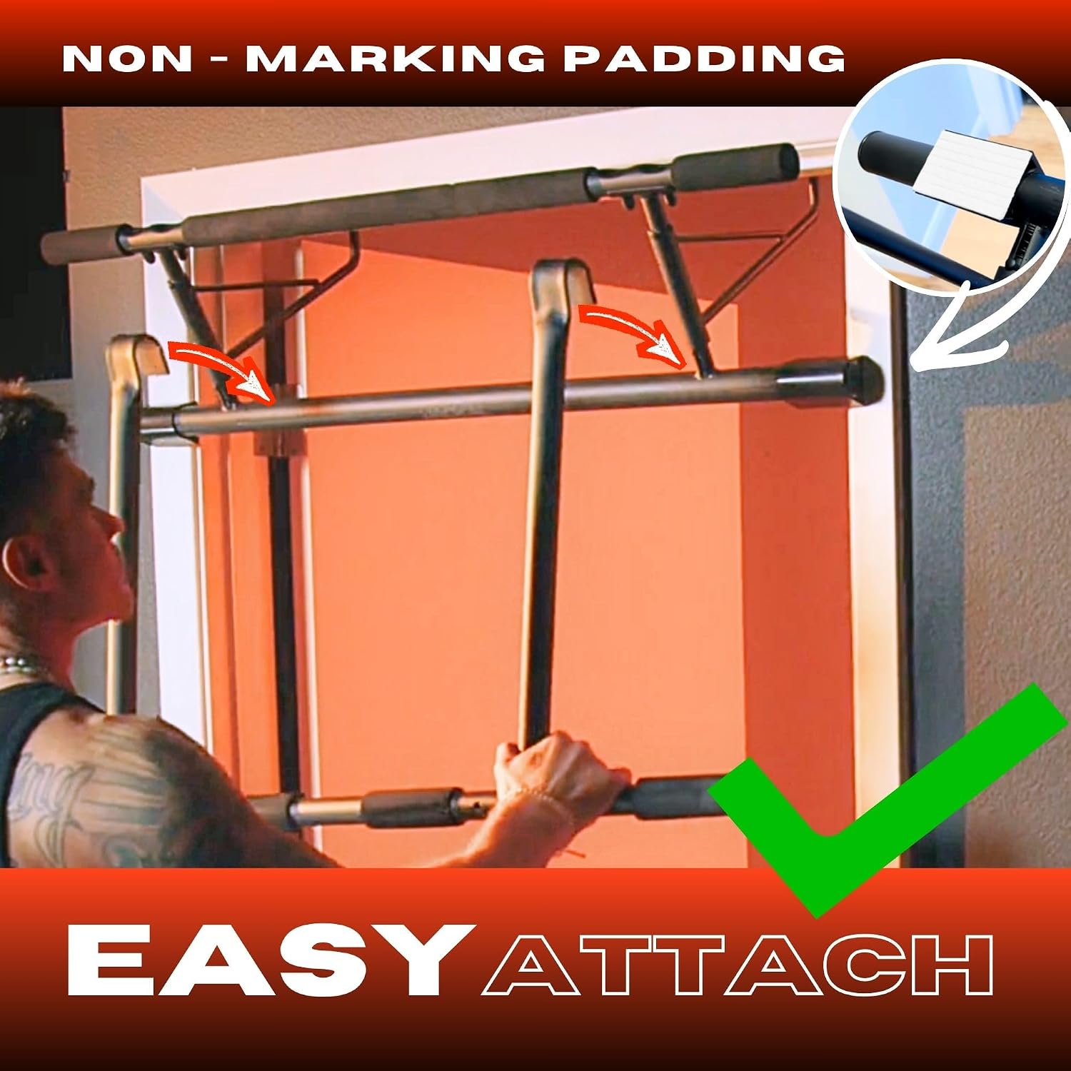Hepsi Bir Arada Kapı Kenarı Şı - Door Pull Up Bar No Screw incelemesi ve fiyatı